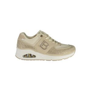 Laura Biagiotti Beige Polyurethane Women Women's Sneaker